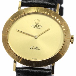 【ROLEX】ロレックス チェリーニ K18YG cal.1601 ref.4083 手巻き メンズ_716598