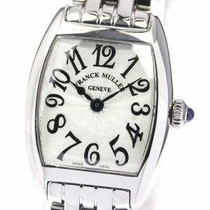 ☆良品★箱付き【FRANCK MULLER】フランクミュラー トノー カーベックス 2251QZ クォーツ レディース_717962【ev20】