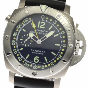 ☆美品 【PANERAI】パネライ ルミノール1950 サブマーシブル デプス 世界限定500本 PAM00307 自動巻き メンズ_721379【ev15】