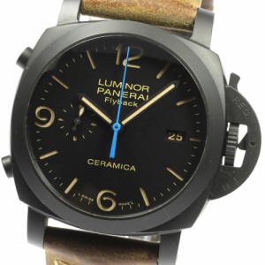 ★箱・保証書付き【PANERAI】パネライ ルミノール 1950 クロノ フライバック デイト PAM00580 自動巻き メンズ_723466