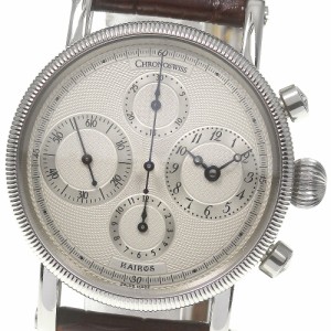 訳あり クロノスイス Chronoswiss CH7523 カイロス クロノグラフ 自動巻き メンズ 箱付き_722797【ev10】