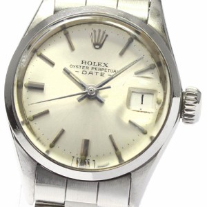 ☆訳あり ★保証書付き【ROLEX】ロレックス オイスター パーペチュアル デイト cal.1161 Ref.6516 自動巻き レディース_702138【ev20】