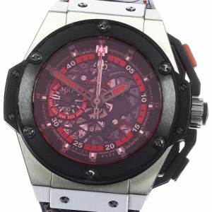 ★箱付き【HUBLOT】ウブロ キングパワー UEFAユーロ2012 ポーランド 716NM.129.RX.EUR12 自動巻き メンズ_731085