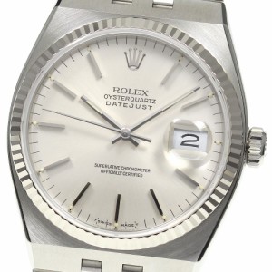 ☆良品 【ROLEX】ロレックス デイトジャスト WGベゼル 17014 クォーツ メンズ_733666【ev15】