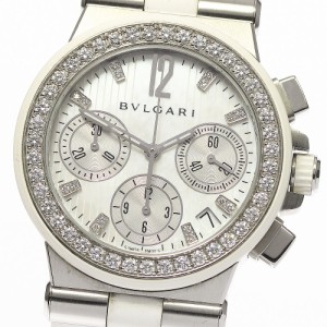 ブルガリ BVLGARI DG35SVCH ディアゴノ スポーツ ダイヤベゼル クロノグラフ 自動巻き ボーイズ 箱・保証書付き_736045【ev15】