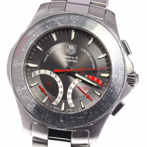 ☆ジャンク ★保証書付き【TAG HEUER】タグホイヤー アクアレーサー キャリバーSL・ハミルトン限定 CAF7114 クォーツ メンズ_731280【ev2