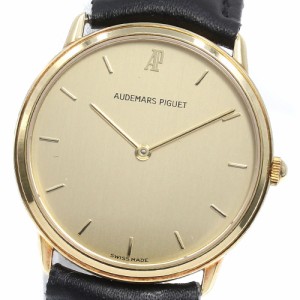 ☆ジャンク 【AUDEMARS PIGUET】オーデマ・ピゲ K18YG ラウンド クォーツ メンズ_710311