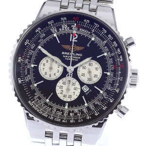 ☆良品 【BREITLING】ブライトリング ナビタイマー ヘリテージ クロノグラフ A35350 自動巻き メンズ_738685