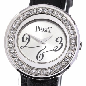 ピアジェ PIAGET P10275 ポセション K18WG ダイヤベゼル クォーツ レディース _736557