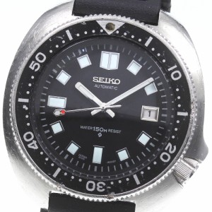 セイコー SEIKO 6105-8110 セカンドダイバー デイト 自動巻き メンズ _743875【ev20】