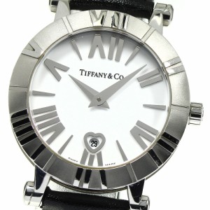 ティファニー TIFFANY&Co. Z1300.11.11A20A71A アトラス ドーム デイト クォーツ レディース 良品 _740476【ev20】