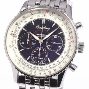 ブライトリング BREITLING A24322 ナビタイマー ワールド クロノグラフ GMT 自動巻き メンズ 良品 _766111