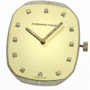 軽いダメージシミ文字盤訳あり オーデマ・ピゲ AUDEMARS PIGUET ムーブメント cal.2080 12Pダイヤ 手巻き メンズ _V100