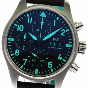 IWC IWC SCHAFFHAUSEN IW388108 パイロットウォッチ クロノグラフ 自動巻き メンズ 美品 箱・保証書付き_747648