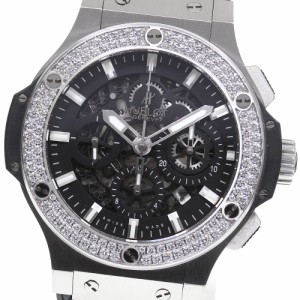 ウブロ HUBLOT 311.SX.1170.GR.1104 ビッグバン アエロバン デイト クロノグラフ ダイヤベゼル 自動巻き メンズ _743836