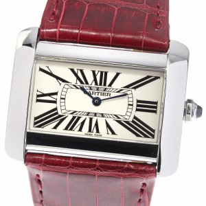 カルティエ CARTIER W6300655 タンクディバンLM クォーツ メンズ _744881【ev15】