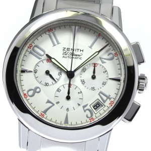 ゼニス ZENITH 01/02.0451.400 ポートロワイヤル エルプリメロ クロノグラフ デイト 自動巻き メンズ 良品 _747230【ev15】