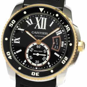 カルティエ CARTIER W7100055 カリブル ドゥ カルティエ ダイバー デイト 自動巻き メンズ 箱・保証書付き_749031