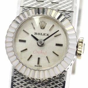 ロレックス ROLEX 2059 カメレオン Cal.1400 K18WG 手巻き レディース _749171