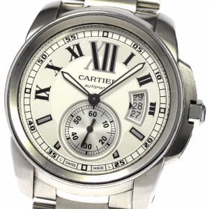 カルティエ CARTIER W7100015 カリブル ドゥ カルティエ デイト 自動巻き メンズ _748502