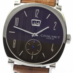 ショーメ Chaumet W11690 ダンディ クロノグラフ デイト 自動巻き メンズ 良品 _763662