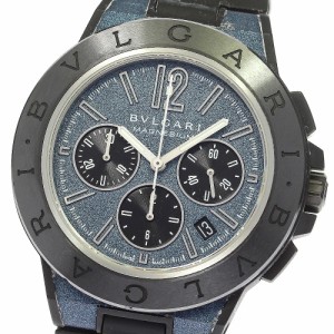 ブルガリ BVLGARI DG42SMCCH ディアゴノ マグネシウム クロノグラフ 自動巻き メンズ_749340【ev10】