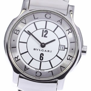 ブルガリ BVLGARI ST29S ソロテンポ デイト クォーツ レディース _750689