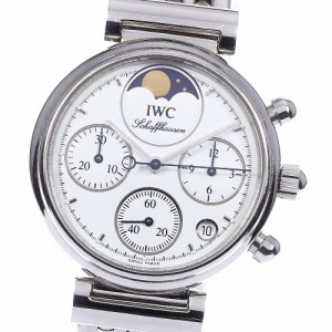 訳あり IWC IWC SCHAFFHAUSEN IW373606 リトル ダヴィンチ クロノグラフ デイト クォーツ レディース _746757【ev15】