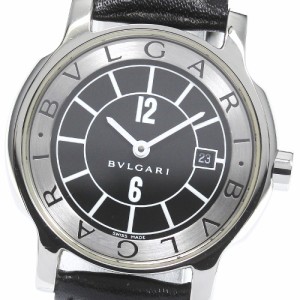 ブルガリ BVLGARI ST29S ソロテンポ デイト クォーツ レディース 良品 保証書付き_752330【ev10】