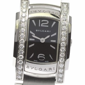 ブルガリ BVLGARI AA35S アショーマ サイドダイヤベゼル クォーツ レディース 保証書付き_751193