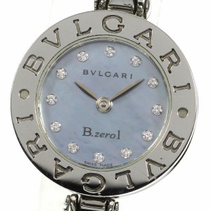 ブルガリ BVLGARI BZ22S B-zero1 バングルSサイズ 12Pダイヤ クォーツ レディース _754027【ev10】