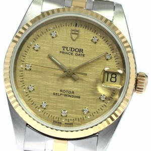 訳あり チュードル TUDOR 72033 プリンスデイト YGコンビ 自動巻き ボーイズ _753512【ev15】