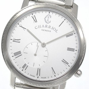 シャリオール CHARRIOL CL40S.930.001 ケルティック レガシー スモールセコンド クォーツ メンズ 美品 箱・保証書付き_756620