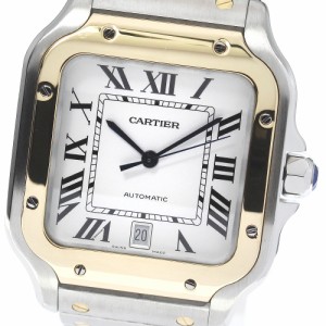 カルティエ CARTIER W20122U2 サントス100MM 自動巻き メンズ 保証書付き_769608