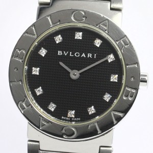 ブルガリ BVLGARI BB26SS ブルガリブルガリ 12Pダイヤ クォーツ レディース _754993【ev15】