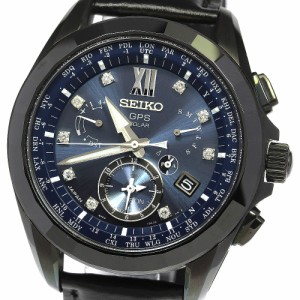 セイコー SEIKO SBXB081/8X53-0AN0-2 アストロン 9Pダイヤ 限定500本 ソーラー電波 メンズ 美品 _760404