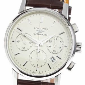 ロンジン LONGINES L2.733.4 コラムホイール クロノグラフ 自動巻き メンズ 良品 箱付き_761323【ev10】