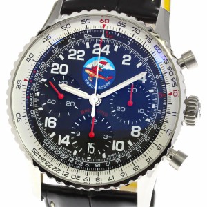 ブライトリング BREITLING AB0230 ナビタイマー B02 コスモノート ポルコ ロッソ 手巻き メンズ 極美品 内箱・保証書付き_761720【ev10】