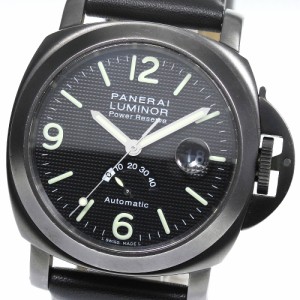 パネライ PANERAI PAM00028 ルミノール パワーリザーブ 世界1000本限定 自動巻き メンズ 保証書付き_759797【ev15】