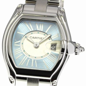 カルティエ CARTIER W62053V3 ロードスターSM デイト 2500本限定 クォーツ レディース 良品 _759296【ev10】