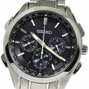 セイコー SEIKO SAGA197/8B92-0AA0 ブライツ フライトエキスパート ソーラー電波 メンズ 良品 箱・保証書付き_761281【ev20】