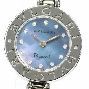 ブルガリ BVLGARI BZ22S B-zero1 バングル Sサイズ 12Pダイヤ クォーツ レディース _759959