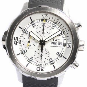 IWC SCHAFFHAUSEN IW376801 アクアタイマー クロノグラフ 自動巻き メンズ 保証書付き_722265【ev20】