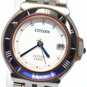 シチズン CITIZEN ES1035-52A/H020-T020224 エクシード ユーロス エコドライブ ソーラー電波 レディース _762565【ev20】