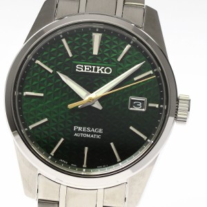 セイコー SEIKO SARX079 プレザージュ デイト 自動巻き メンズ 美品 箱・保証書付き_763108【ev10】