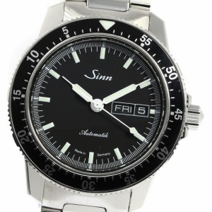 ジン Sinn 104.ST.SA.I.B デイデイト 自動巻き メンズ 美品 _761927【ev10】