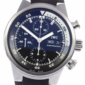 ベルト訳あり IWC IWC SCHAFFHAUSEN IW371933 アクアタイマー クロノグラフ デイデイト 自動巻き メンズ _766064【ev10】