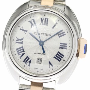 カルティエ CARTIER W2CL0004 クレ ドゥ カルティエ PGコンビ デイト 自動巻き レディース 良品 _766050