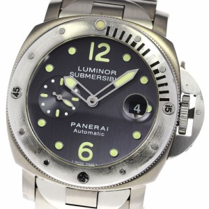 パネライ PANERAI PAM00106 ルミノール サブマーシブル デイト スモールセコンド 自動巻き メンズ _762096