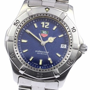 タグホイヤー TAG HEUER WT1115 プロフェッショナル200M 11P ダイヤ デイト クォーツ メンズ 美品 保証書付き_764111